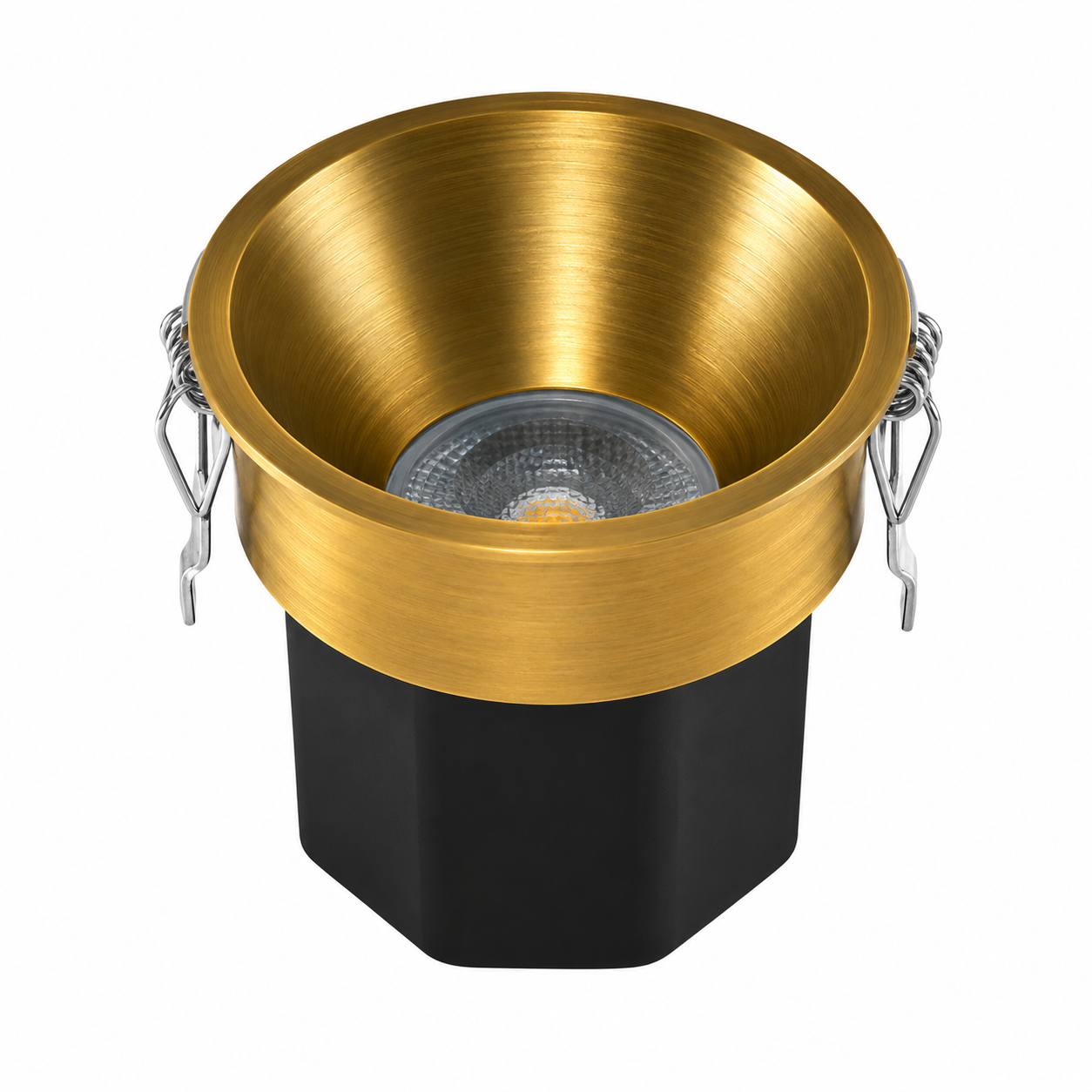 Brass DW82 MINI Recessed Downlight | Marsh Peak Lighting Studio