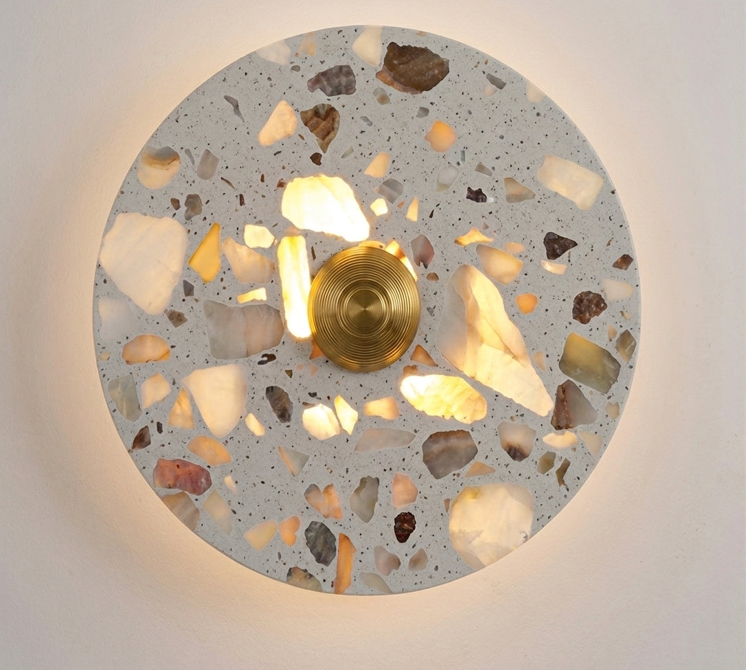 Stone MP-1 Wall Light| Marsh Peak Lighting Studio