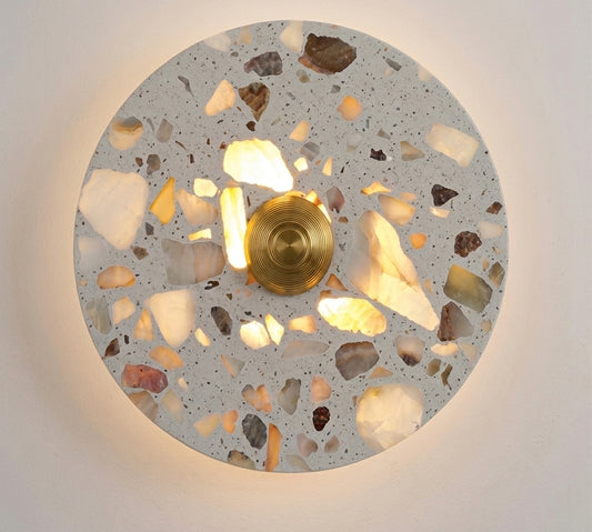 Stone MP-1 Wall Light| Marsh Peak Lighting Studio